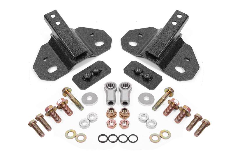 BMR SM770H - Suspension 24-25 Ford Mustang Rear Steel Shock Mount - Black Hammertone
