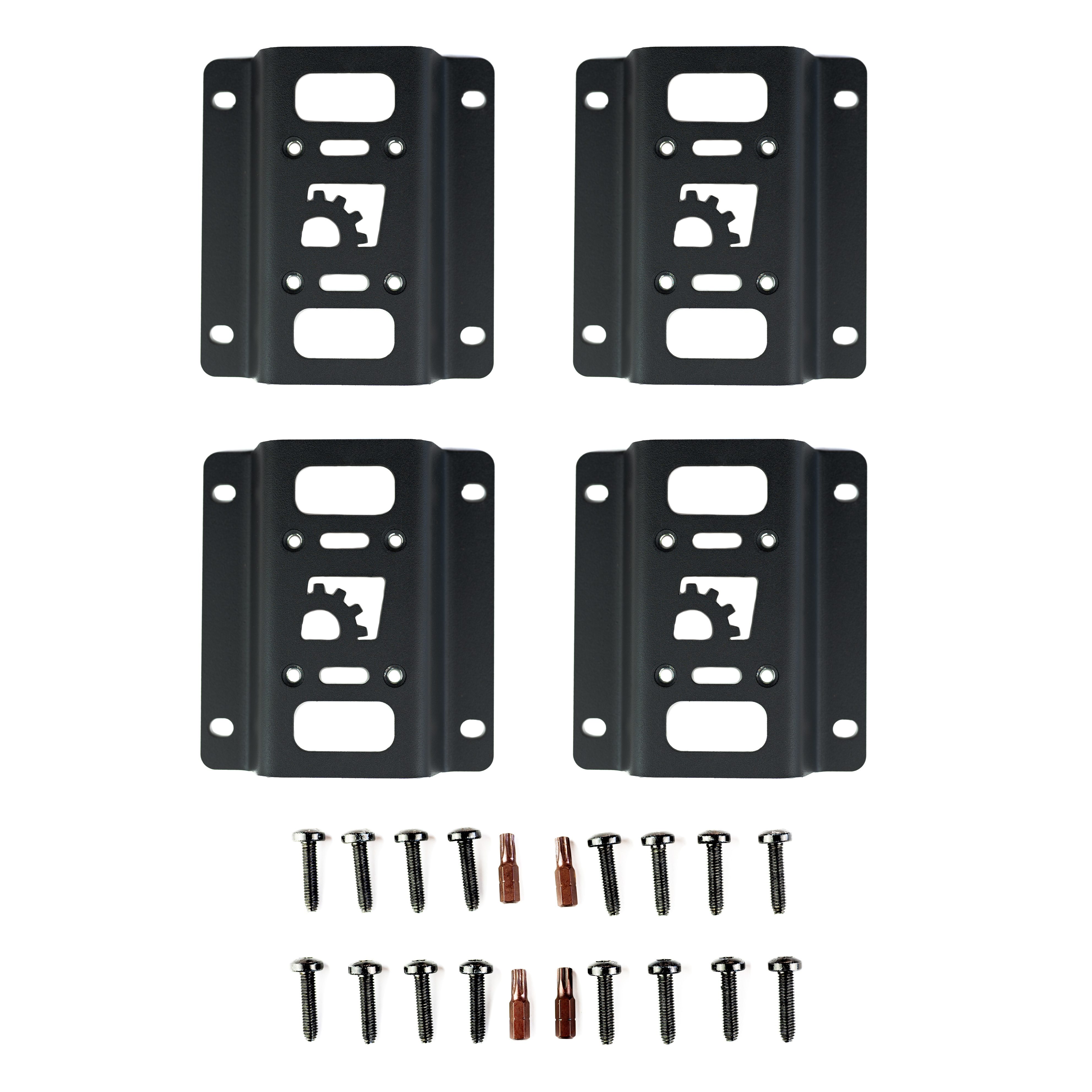 BuiltRight Industries 104104 - Boxlink Replacement Mounting Plates - 4pc Kit