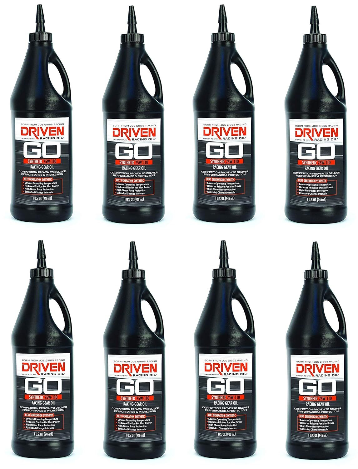 Driven Racing Oil 00630-12 - 75W110 Synthetic Gear Oil Case 12 x 1 Quart
