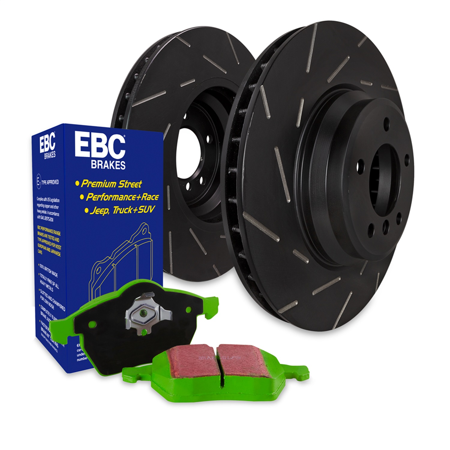 EBC S2KF1966 - S2 Brake Pad and Rotor Kit EBC S2KF1966 - S2 Brake Pad and Rotor Kit