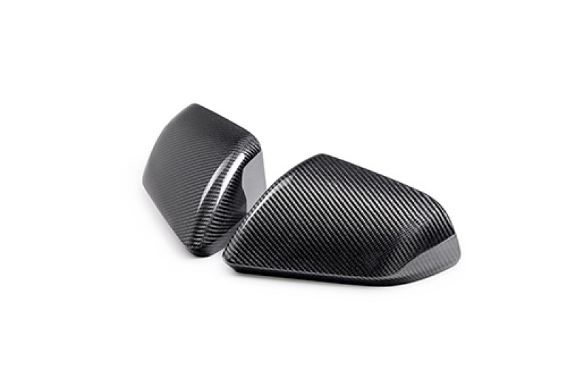 Ford Racing M-17740-MG - 24-25 Mustang (w/o Turn Signals) Carbon Fiber Mirror Skull Caps - Gloss Ford Racing M-17740-MG - 24-25 Mustang (w/o Turn Signals) Carbon Fiber Mirror Skull Caps - Gloss