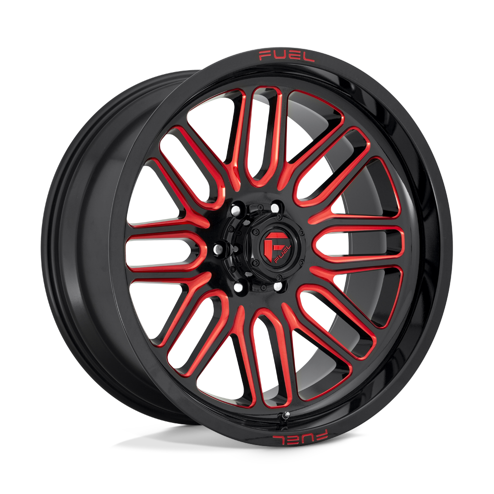 Fuel Wheels D66320908457 - Aluminum Wheels 20X9 Ignite D663 6 On 139.7 Gloss Black Red Tinted Clear 106.1 Bore 19 Offset Fuel Off Road Wheels