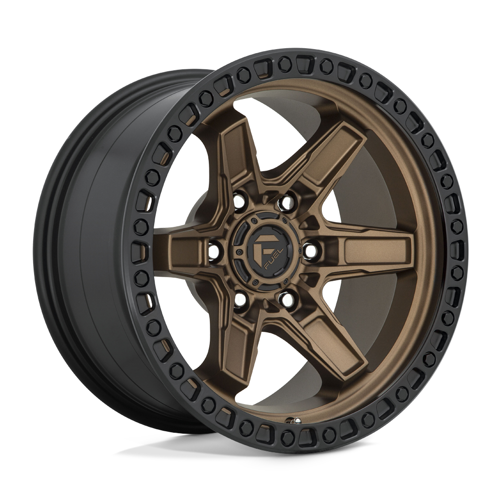 Fuel Wheels D69917905650 - D699 Kicker 17X9 Matte Bronze Black Bead Ring