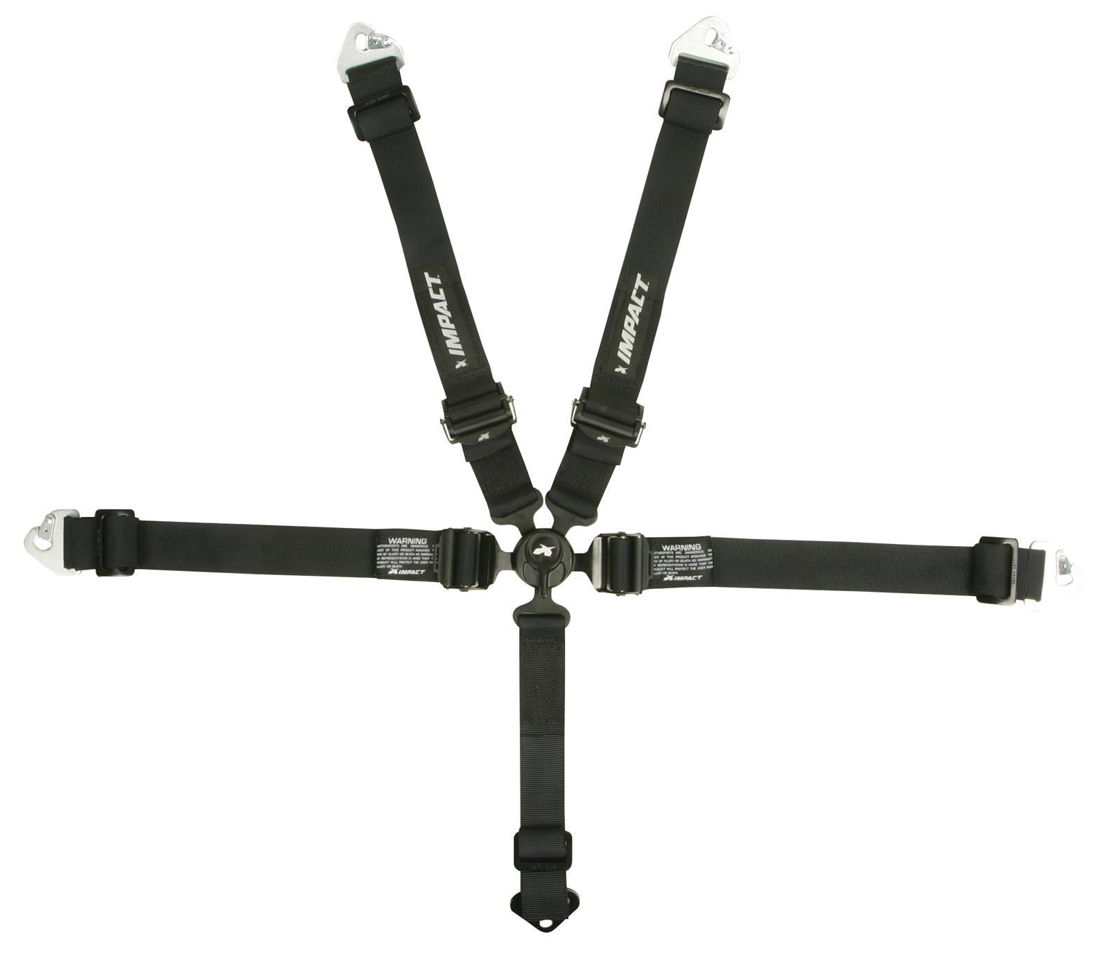 Impact Racing 57349926 - Harness 2in Int Camlock PD Both Lap Ind Shldr