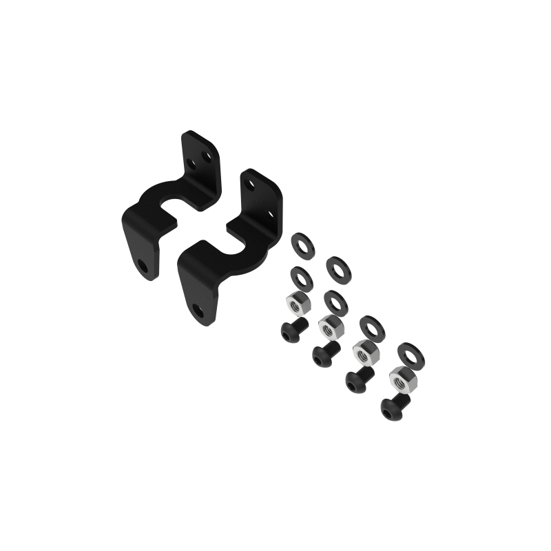 KC HiLiTES 92505 - Platform One FE1 Side Roof Rack Light Mounts (Does Not Include Rack)