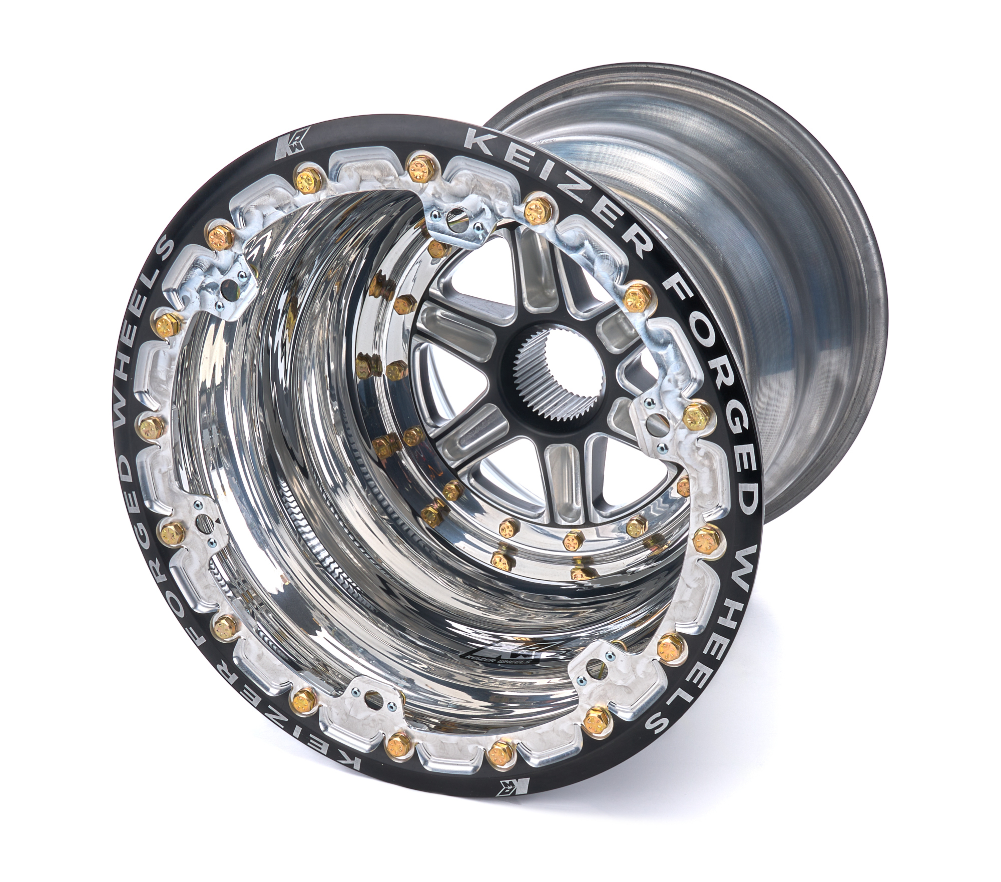 Keizer Aluminum Wheels 15178SPFBL - Wheel Splined 15x17 Outer Beadlock 7in BS Keizer Aluminum Wheels 15178SPFBL - Wheel Splined 15x17 Outer Beadlock 7in BS