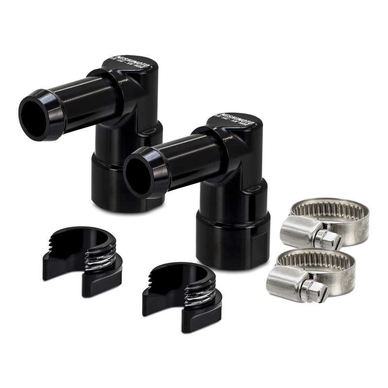 Mishimoto MMFT-HH-5858-90 - 2011+ Dodge Durango Heater Supply and Return Hose CNC Fitting Set
