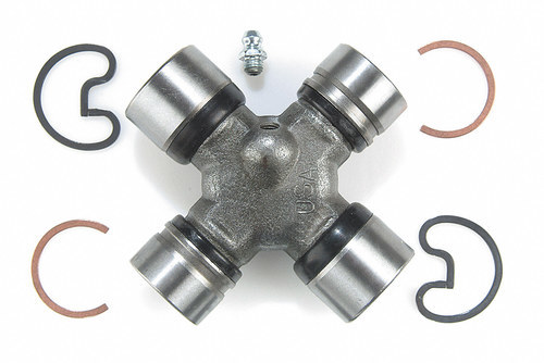 Moog 447 - Universal Joint - 1350 to 1344 - 1-1/8 in and 1-3/16 in Cap Diameter - Greasable - Steel - Natural - Each Moog 447 - Universal Joint - 1350 to 1344 - 1-1/8 in and 1-3/16 in Cap Diameter - Greasable - Steel - Natural - Each