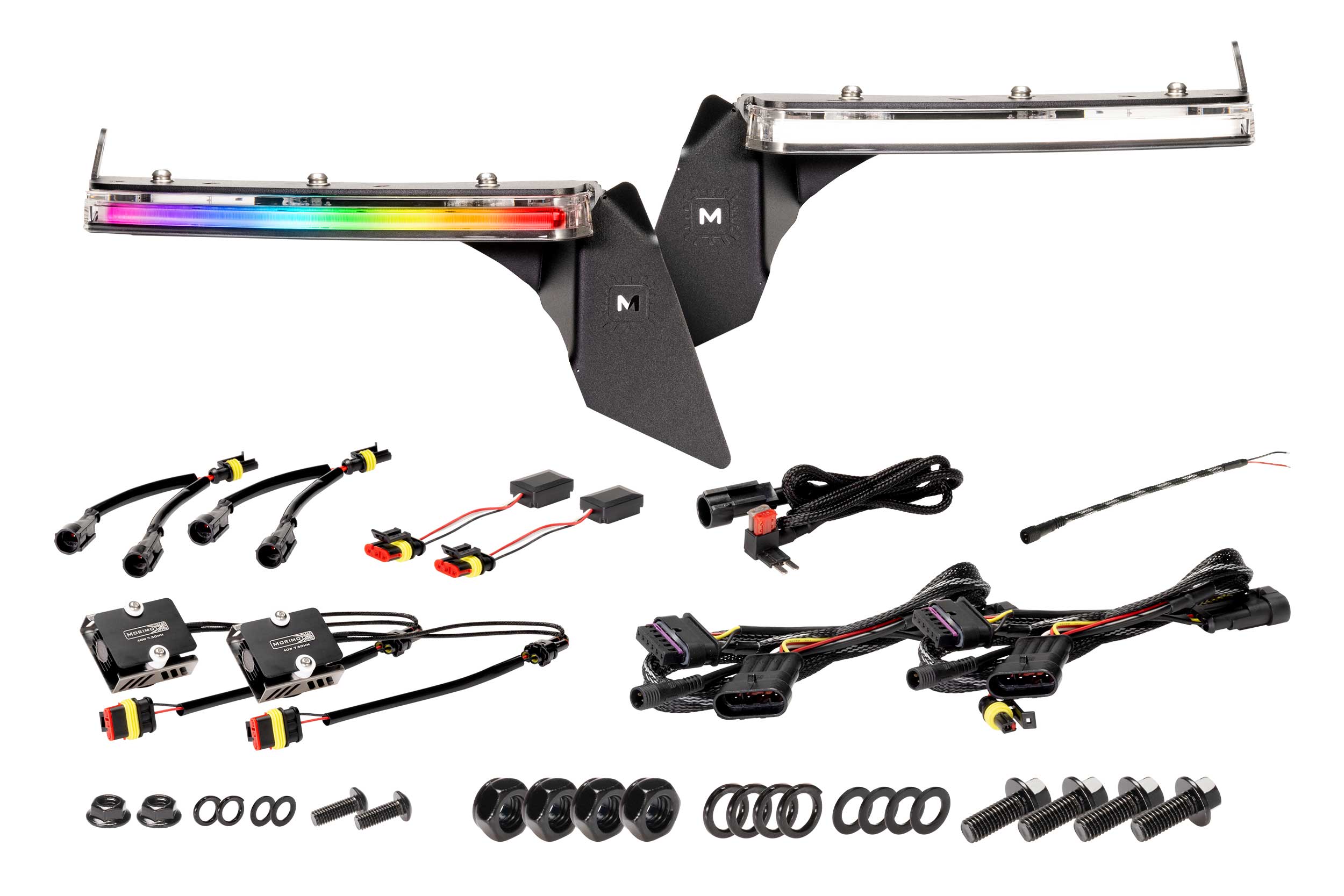 Morimoto LF481 - High Line Jeep JL / JT XRGB Fender Flare Chop Kit (Set)