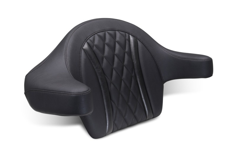 Mustang Motorcycle 88430 - Mustang 23-25 Harley CVO Road Glide (ST) Deluxe Diamond Ext Arm Wrap-around Backrest Black Mustang Motorcycle 88430 - Mustang 23-25 Harley CVO Road Glide (ST) Deluxe Diamond Ext Arm Wrap-around Backrest Black