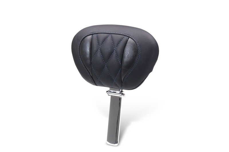 Mustang Motorcycle 89460SB - Mustang 23-25 Harley CVO Road Glide (ST) Super Touring Deluxe Diamond Driver Backrest