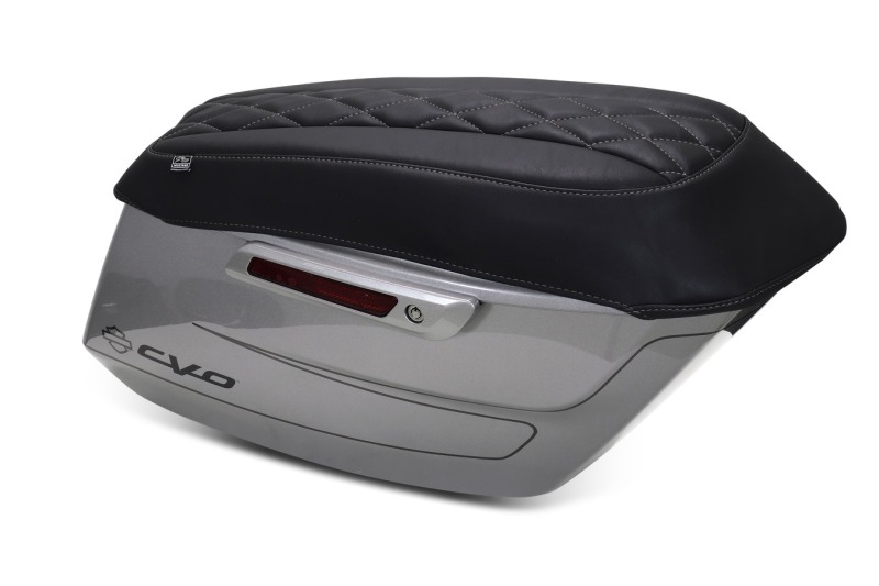 Mustang Motorcycle 88470GM - Mustang 23-25 Harley CVO Road Glide (ST) Deluxe Diamond Saddlebag Lid Covers