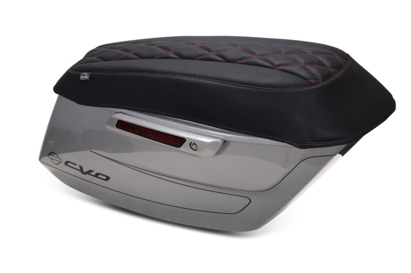 Mustang Motorcycle 88470DC - Mustang 23-25 Harley CVO Road Glide (ST) Deluxe Diamond Saddlebag Lid Covers