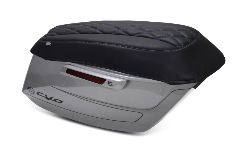 Mustang Motorcycle 88470SB - Mustang 23-25 Harley CVO Road Glide (ST) Deluxe Diamond Saddlebag Lid Covers