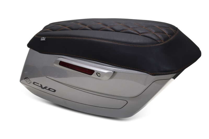 Mustang Motorcycle 88470MO - Mustang 23-25 Harley CVO Road Glide (ST) Deluxe Diamond Saddlebag Lid Covers