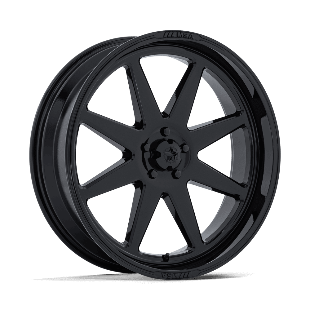 MSA Offroad Wheels MA054BX24101225N - M54 Spark Utv 24X10 Gloss Black