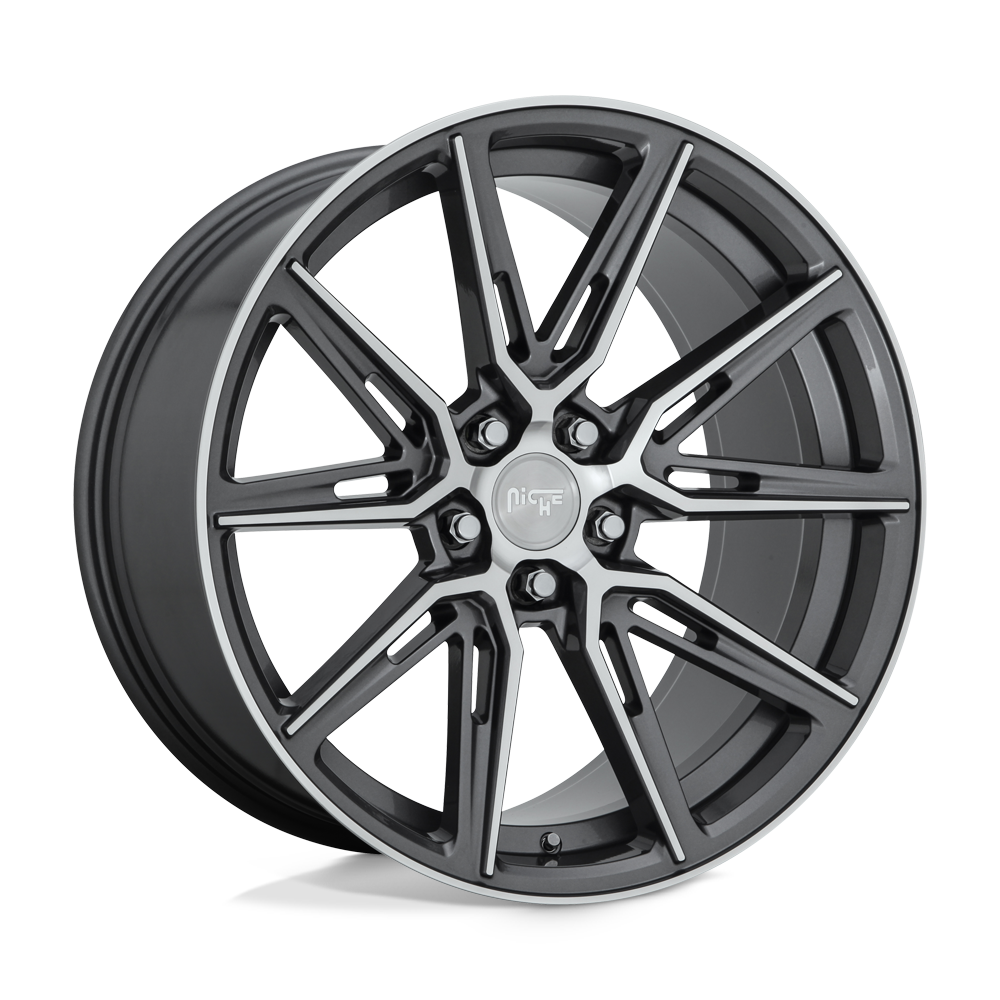 Niche M220209065+35 - M220 Gemello 20X9 Gloss Anthracite Machined Niche M220209065+35 - M220 Gemello 20X9 Gloss Anthracite Machined