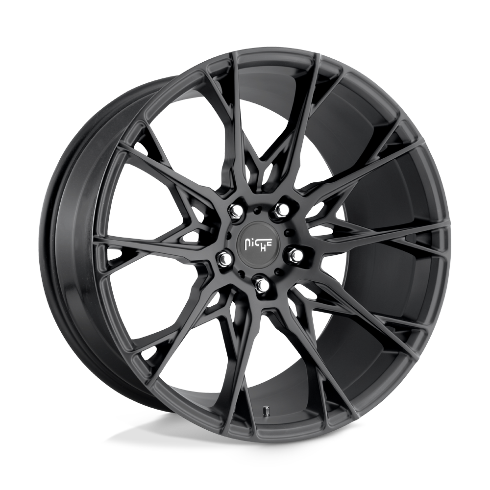 Niche M183220030+50 - M183 Staccato 22X10 Matte Black