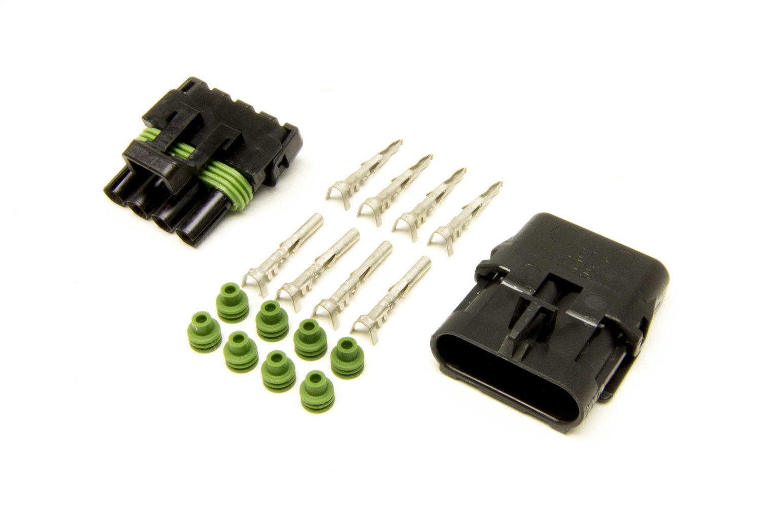Painless Wiring 70404 - 4 Circuit Male/Female Weatherpack Kit Painless Wiring 70404 - 4 Circuit Male/Female Weatherpack Kit