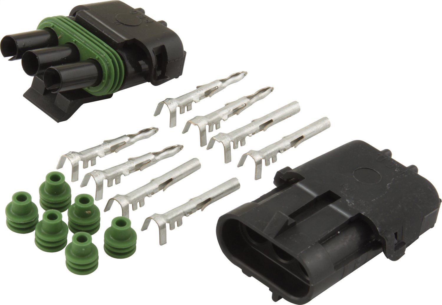 Painless Wiring 70403 - 3 Circuit Male/Female Weatherpack Kit Painless Wiring 70403 - 3 Circuit Male/Female Weatherpack Kit