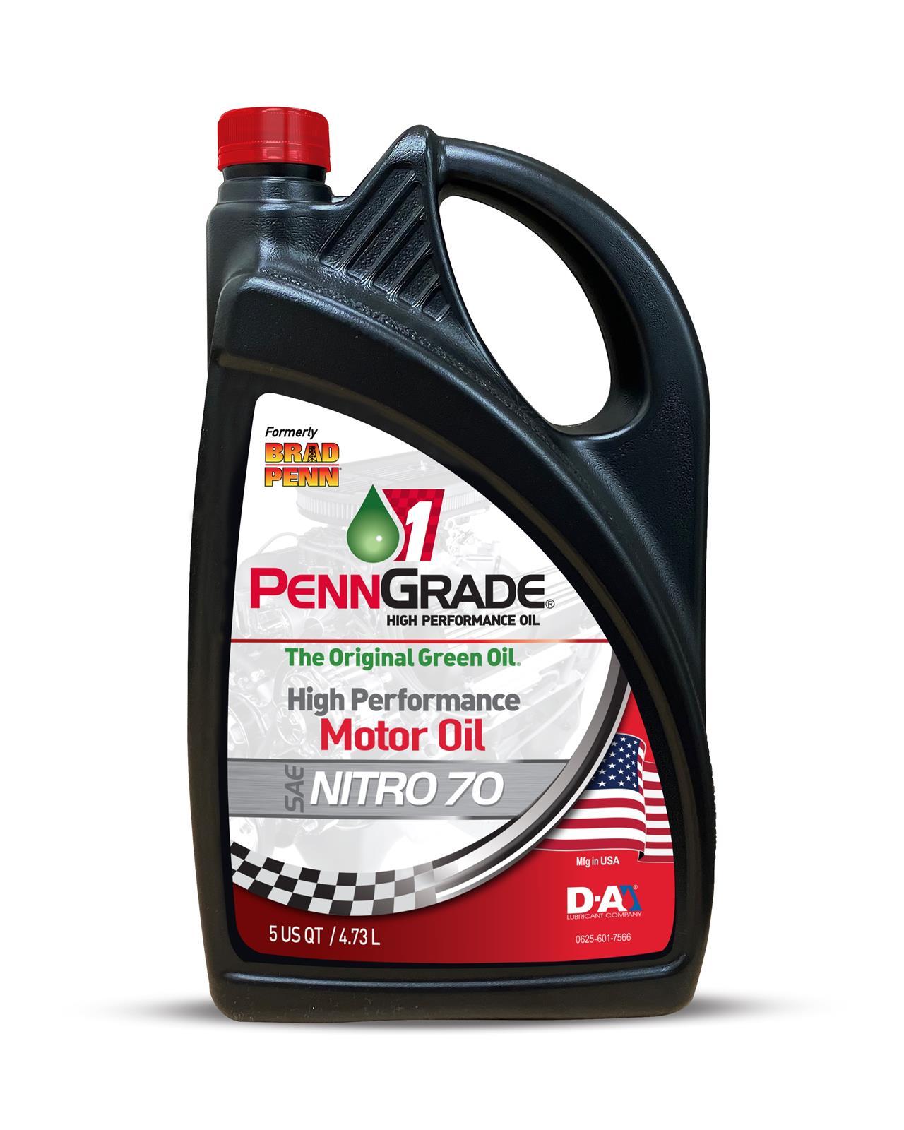 Penngrade Motor Oil BPO71170 - Nitro 70 Racing Oil 5 Quart Bottle