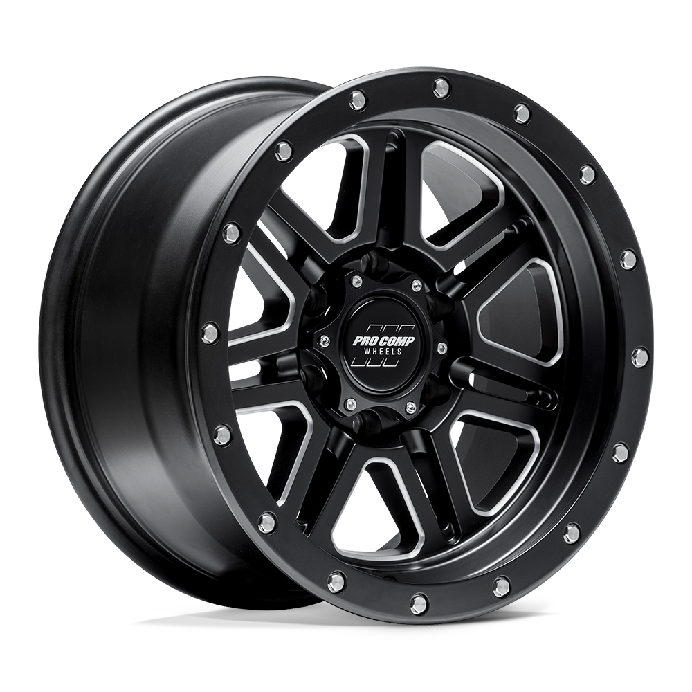 Pro Comp PXA5162-7973 - Pa62 Apex 17X9 Satin Black Milled Pro Comp PXA5162-7973 - Pa62 Apex 17X9 Satin Black Milled