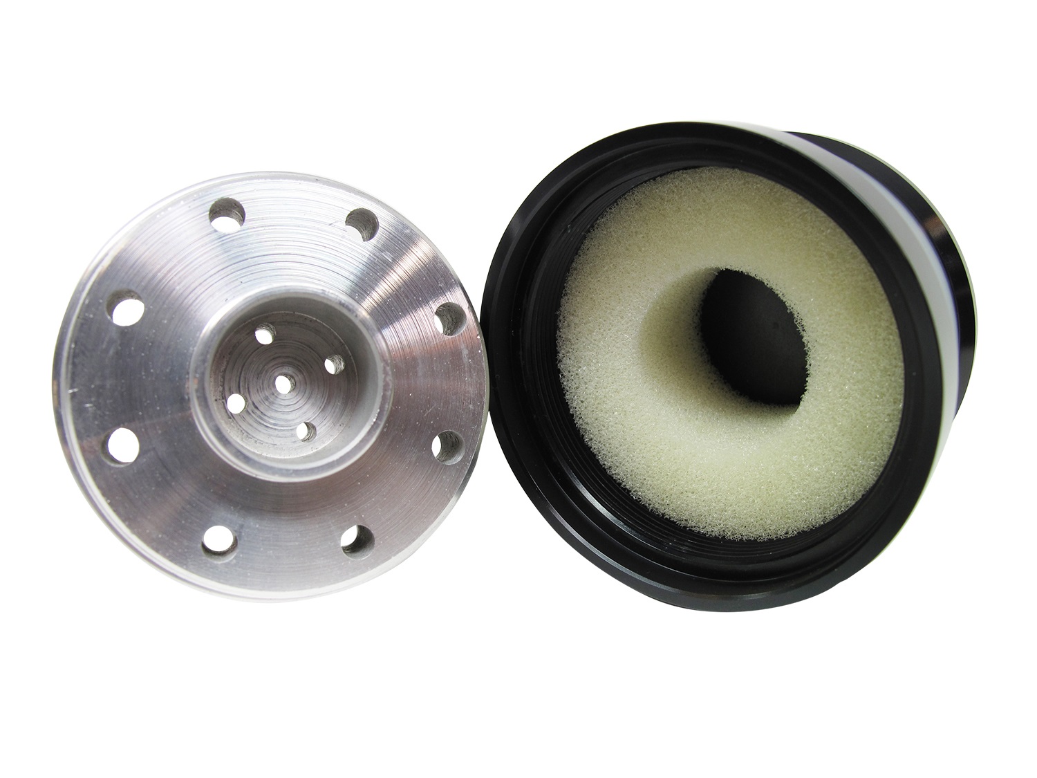 PRW 4120442 - Valve Cover Breather Kit, Push In Style, Black Anodized