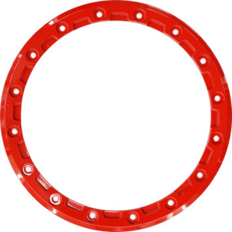 Raceline RBL-14R-A93-RING-16 - Beadlock Ring - Podium - 14in - 16 Hole - 10mm - Red
