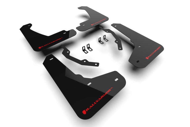 Rally Armor MF144-UR-BLK-RD - 24-25 Honda Prologue Black Mud Flap - Red Logo