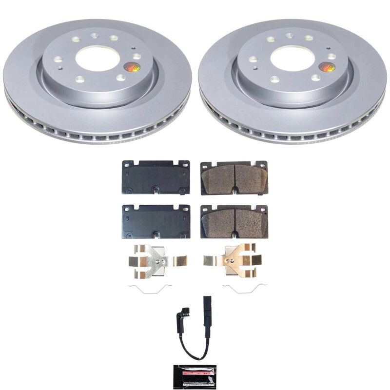 PowerStop CRK9200 - Power Stop 23-24 Chevrolet Colorado Front Z17 Coated Brake Kit PowerStop CRK9200 - Power Stop 23-24 Chevrolet Colorado Front Z17 Coated Brake Kit