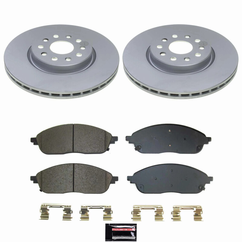 PowerStop CRK9240 - Power Stop 22-24 Jeep Grand Cherokee Front Z17 Coated Brake Kit PowerStop CRK9240 - Power Stop 22-24 Jeep Grand Cherokee Front Z17 Coated Brake Kit