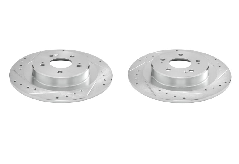 PowerStop JBR1916XPR - Power Stop 21-25 Acura TLX Rear Drilled & Slotted Rotor - Pair