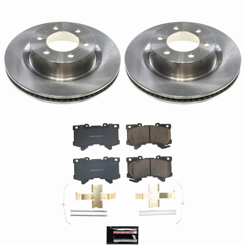 PowerStop KOE8932 - Power Stop 23-24 Toyota Sequoia Front Autospecialty Brake Kit