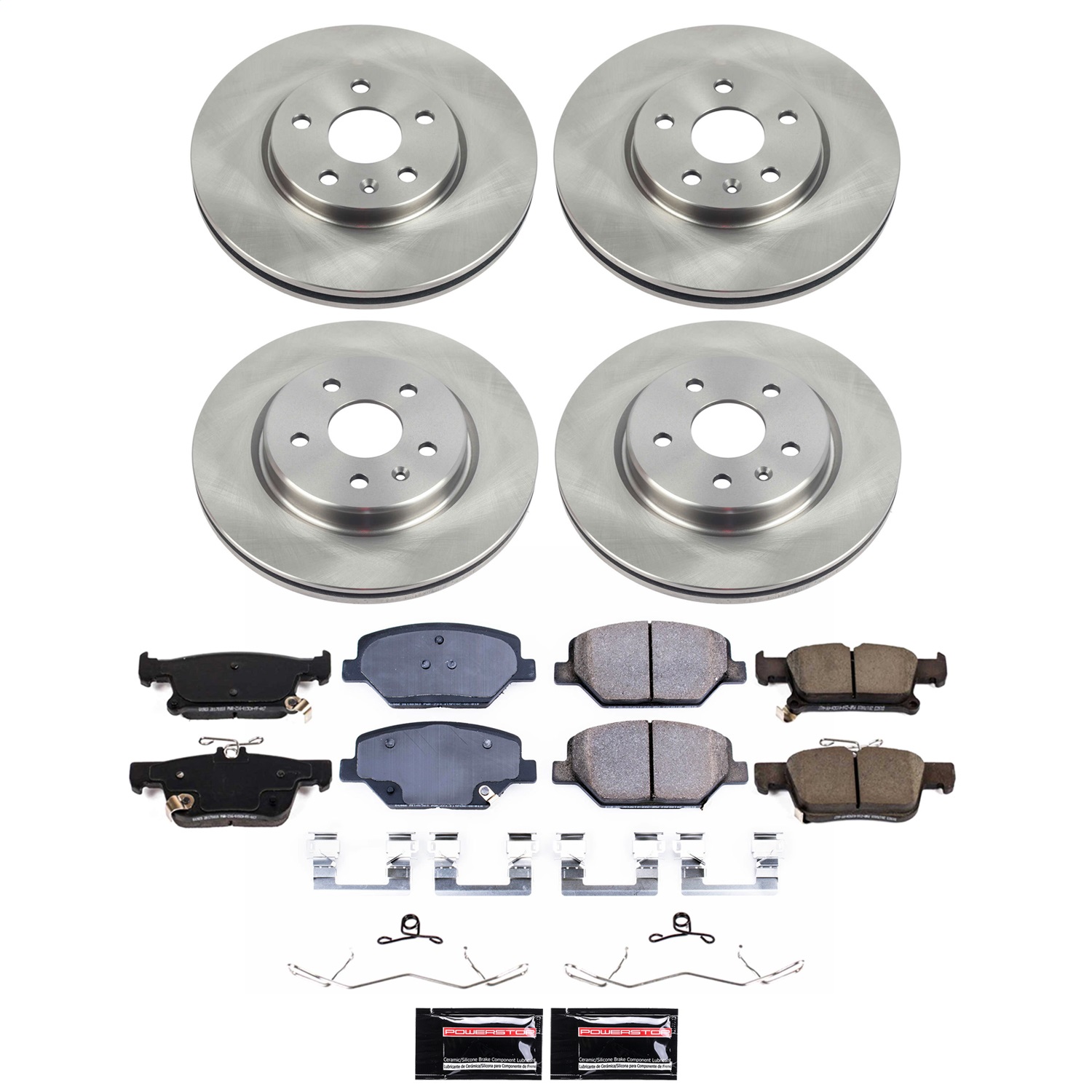 PowerStop KOE9153 - Power Stop 19-20 Buick Envision Front and Rear Autospecialty Brake Kit