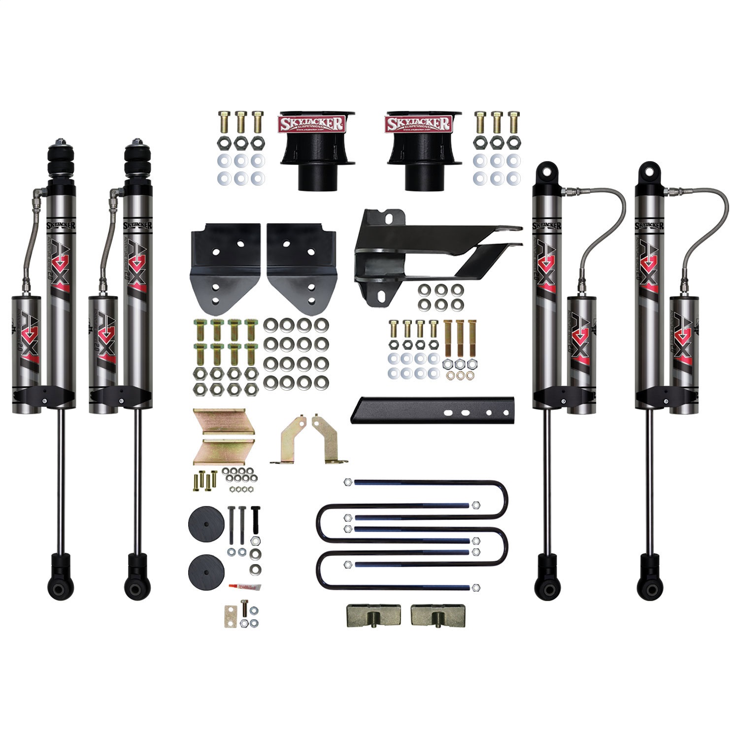 Skyjacker F1740SKX3 - 4 in. Suspension Lift Kit With ADX 2.0 Remote Reservoir Shocks
