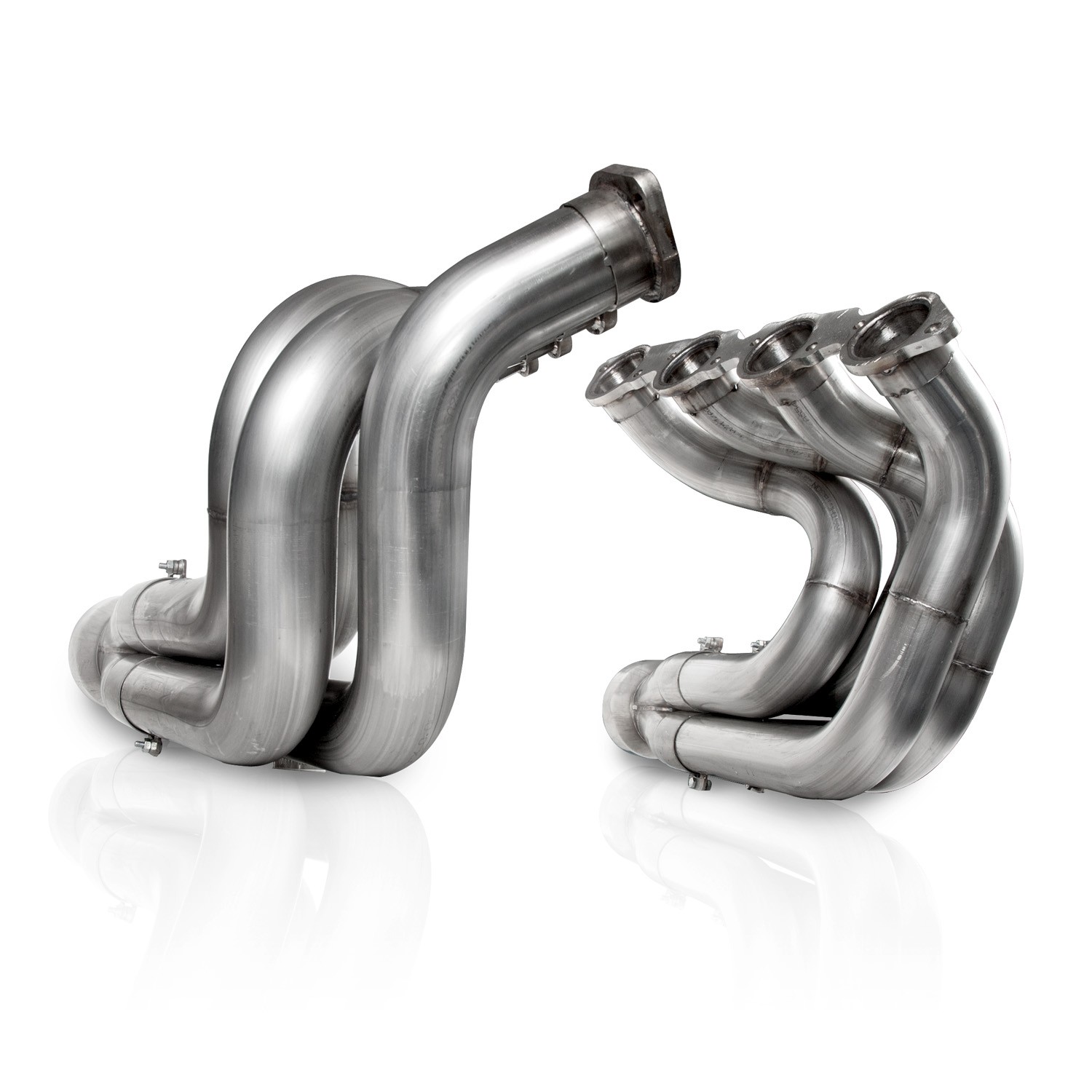 Stainless Works DNBBC2254 - Chevy Big Block - Dragster Headers 2-1/4in Downswept Short Headers
