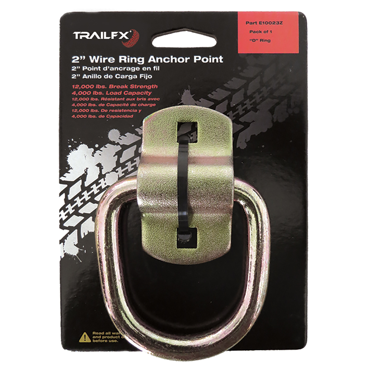 TrailFX E10023Z - TIE DOWN ANCHOR Trail FX CARGO ANCHOR