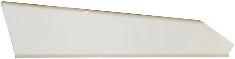 Triple X MID-BW-4519 - Side Visor White For Midget