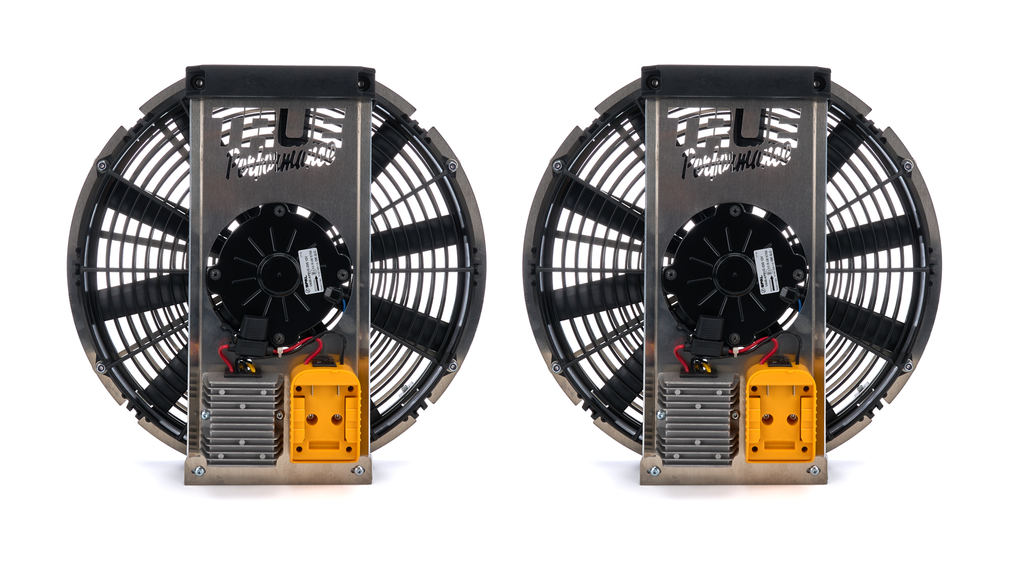 True Performance & Fabrication DTR7023D - Wheel Cooling Fan Pair External Dewalt 20V