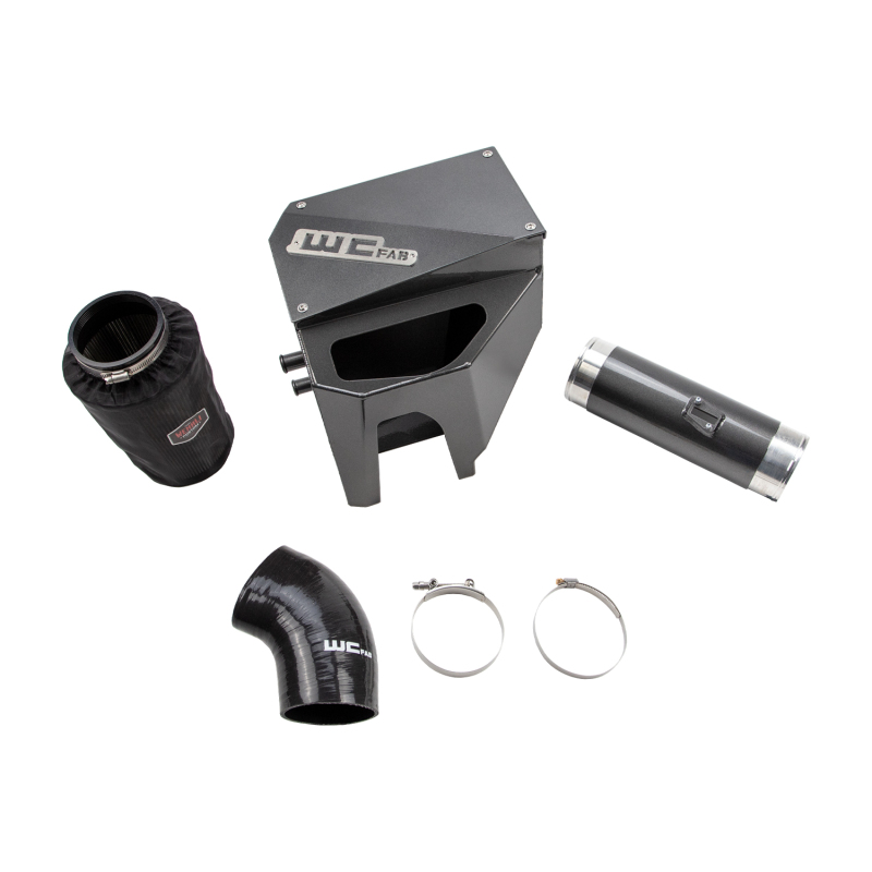 Wehrli WCF100282-BR - 20-24 Ford 6.7L Powerstroke 4in. Intake Kit - Bengal Red