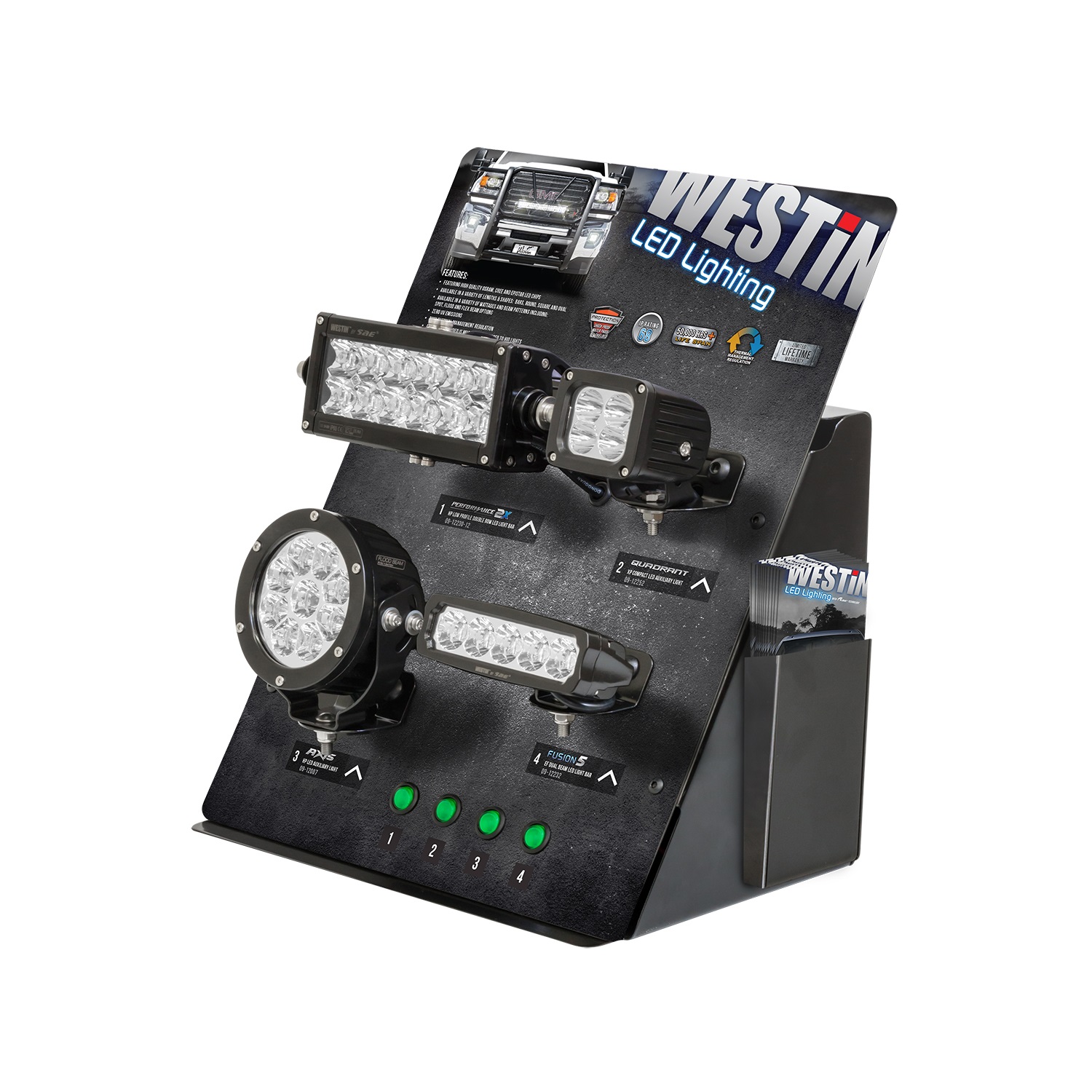 Westin 55409 - LED Counter Display; Black;