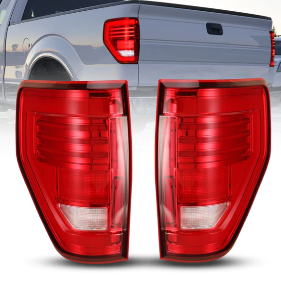 Winjet CTWJ-0706-CR-SQ - LED TAIL LIGHTS-CHROME / RED