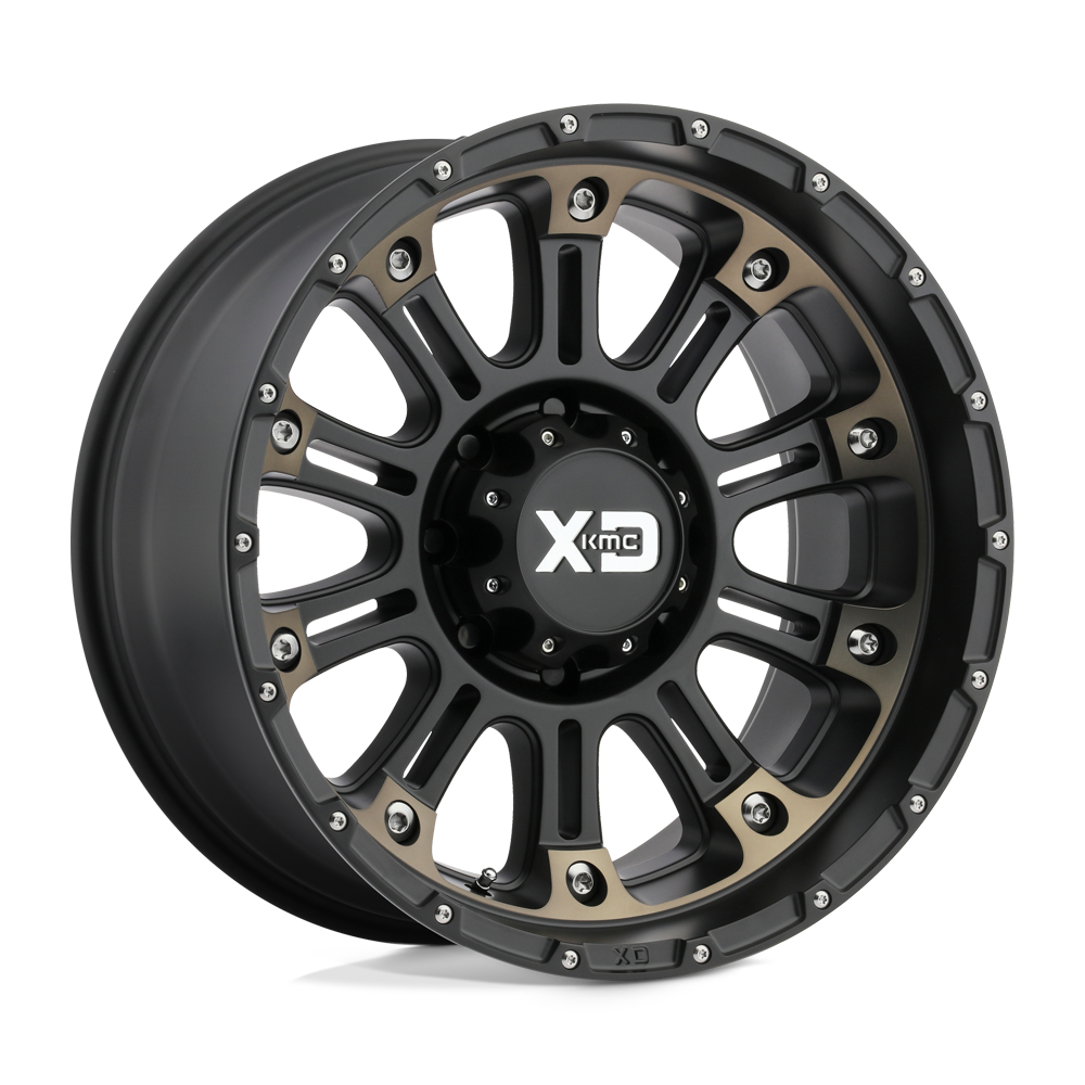 XD Wheels XD82929050912N - Xd829 Hoss Ii 20X9 Satin Black Mach W/ Dark Tint