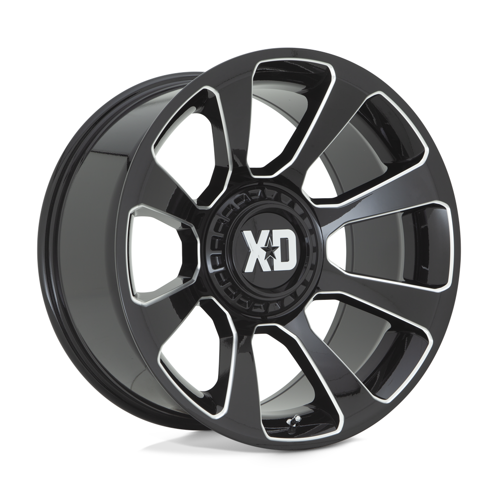 XD Wheels XD85429067318 - Xd854 Reactor 20X9 Gloss Black Milled