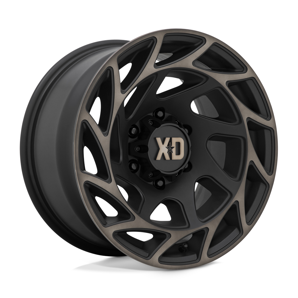 XD Wheels XD86021050618N - Xd860 Onslaught 20X10 Satin Black W/ Bronze Tint