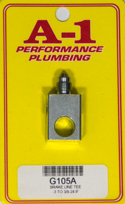 A-1 Products A1PG105A - Brake Line Tee Adapter #3 to 3/8-24