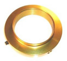 A-1 Products A1-12460 - Coil-Over Adjuster Nut - 2.5 in ID Spring - Aluminum - Gold Anodized - Universal - Each