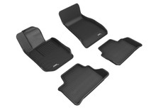 3D MAXpider L1BM10301509 - 2019-2020 BMW 3 Series (G20) Kagu 1st & 2nd Row Floormats - Black