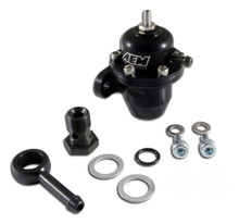 AEM 25-303BK - 86-93 Acura / 95-98 TL / 88-91 Civic/CRX / 92-01 Prelude Black Adjustable Fuel Pressure Regulato