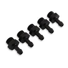 AEM 25-393 - Adjustable Fuel Pressure Regulator Barb Fitting -6 (9/16in-18) to 7mm - 5 Pack